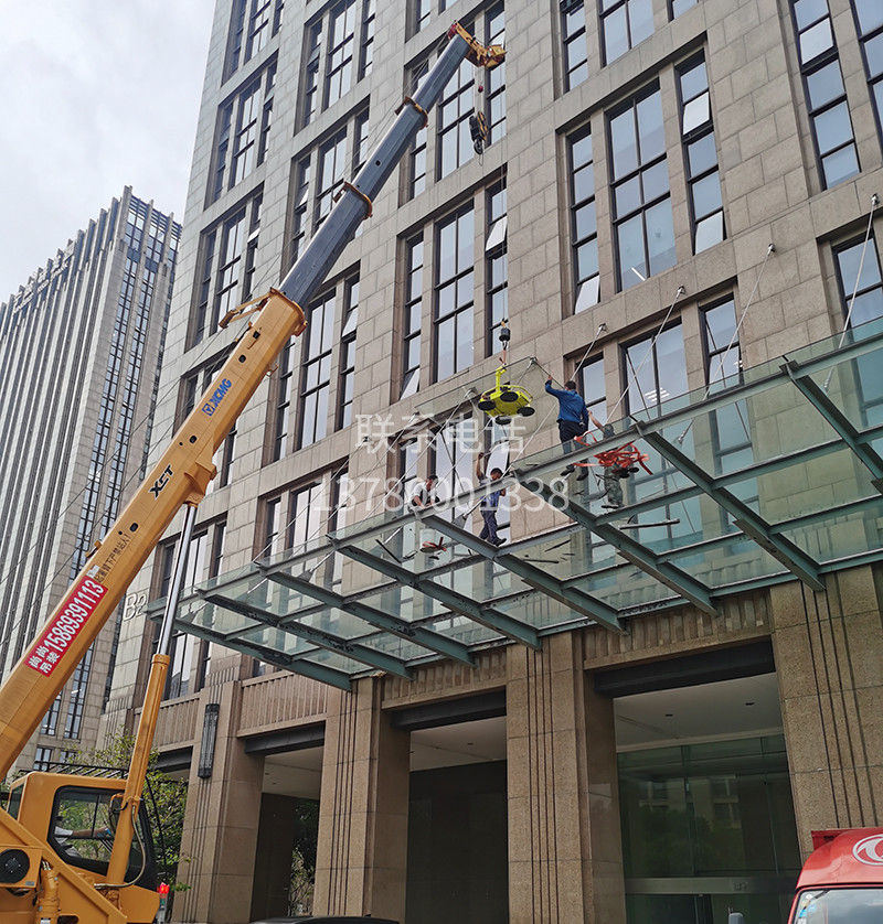 高新区研发园雨棚玻璃更换