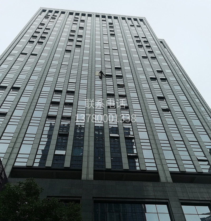 绍兴联合大厦外墙玻璃更换